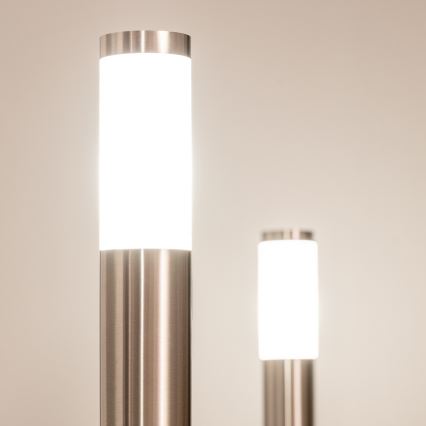 BRILAGI - ELIA Dimmable LED Outdoor Lamp 1xE27/6W/230V 2700-6500K IP44 Wi-Fi 100 cm matte chrome