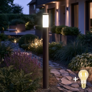 BRILAGI - ELIA LED Dimmable Outdoor Lamp 1x E27/6W/230V 2700–6500K IP44 Wi‑Fi 100 cm Anthracite