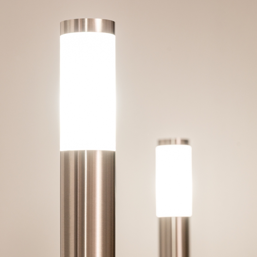 BRILAGI - Dimmable LED Outdoor Lamp ELIA 1xE27/6W/230V 2700-6500K IP44 Wi-Fi 50 cm Matte Chrome