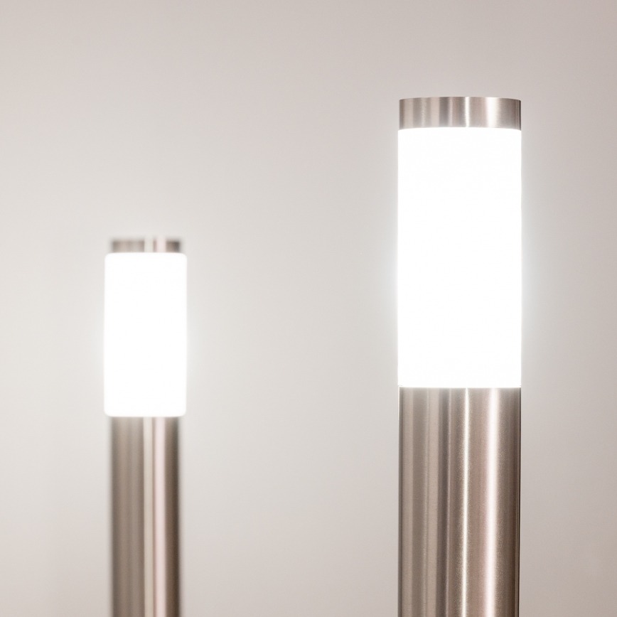 BRILAGI - ELIA Dimmable LED RGBW Outdoor Lamp 1xE27/6.5W/230V 2700-6500K IP44 Wi-Fi 100 cm Matte Chrome