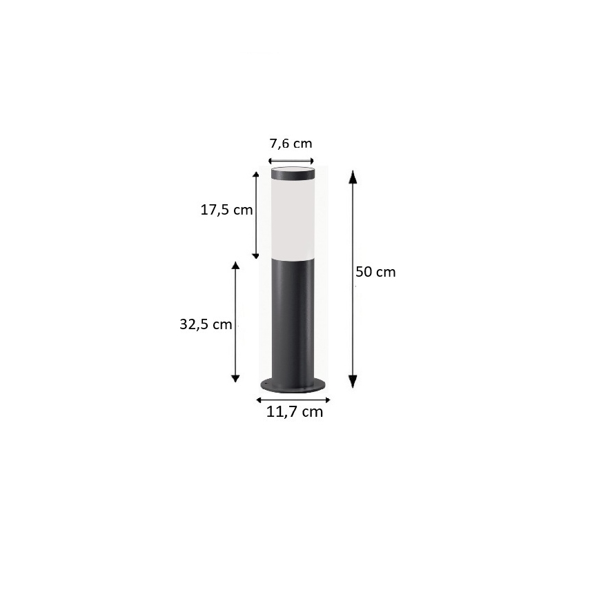 BRILAGI - ELIA Outdoor Lamp 1x E27/20W/230V IP44 50 cm Anthracite