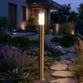 BRILAGI - ELIA Outdoor Lamp 1xE27/20W/230V IP44 100 cm Matte Chrome