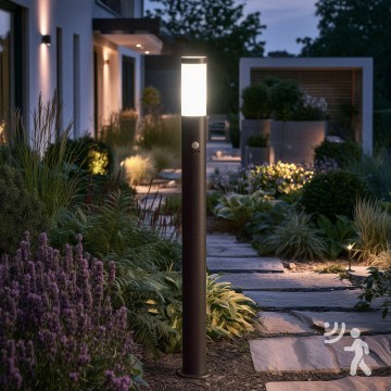 BRILAGI - ELIA Outdoor Lamp with Motion Sensor 1xE27/20W/230V IP44 100 cm Anthracite