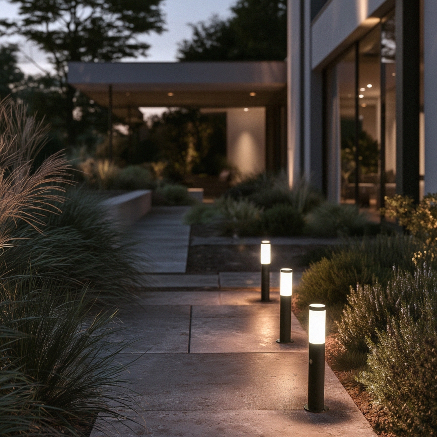 BRILAGI - ELIA Outdoor Lamp with Sensor, 1x E27/20W/230V, IP44, 50 cm, Anthracite