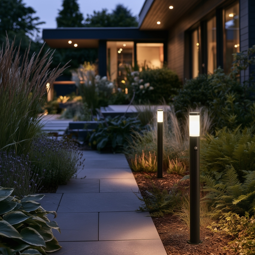 BRILAGI - ELIA Outdoor Lamp with Motion Sensor 1xE27/20W/230V IP44 100 cm Anthracite