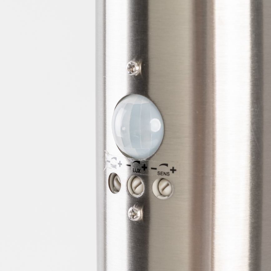 BRILAGI - ELIA Outdoor Lamp with Motion Sensor 1xE27/20W/230V IP44 100 cm Matte Chrome