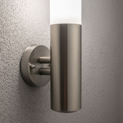 BRILAGI - ELIA Outdoor Wall Lamp 1xE27/20W/230V IP44 Matte Chrome
