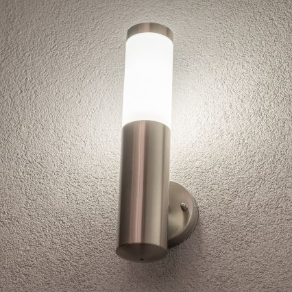BRILAGI - ELIA Outdoor Wall Lamp 1xE27/20W/230V IP44 Matte Chrome
