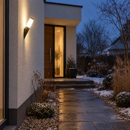 BRILAGI - ELIA Outdoor Wall Light with Motion Sensor, 1xE27/20W/230V, IP44, Anthracite
