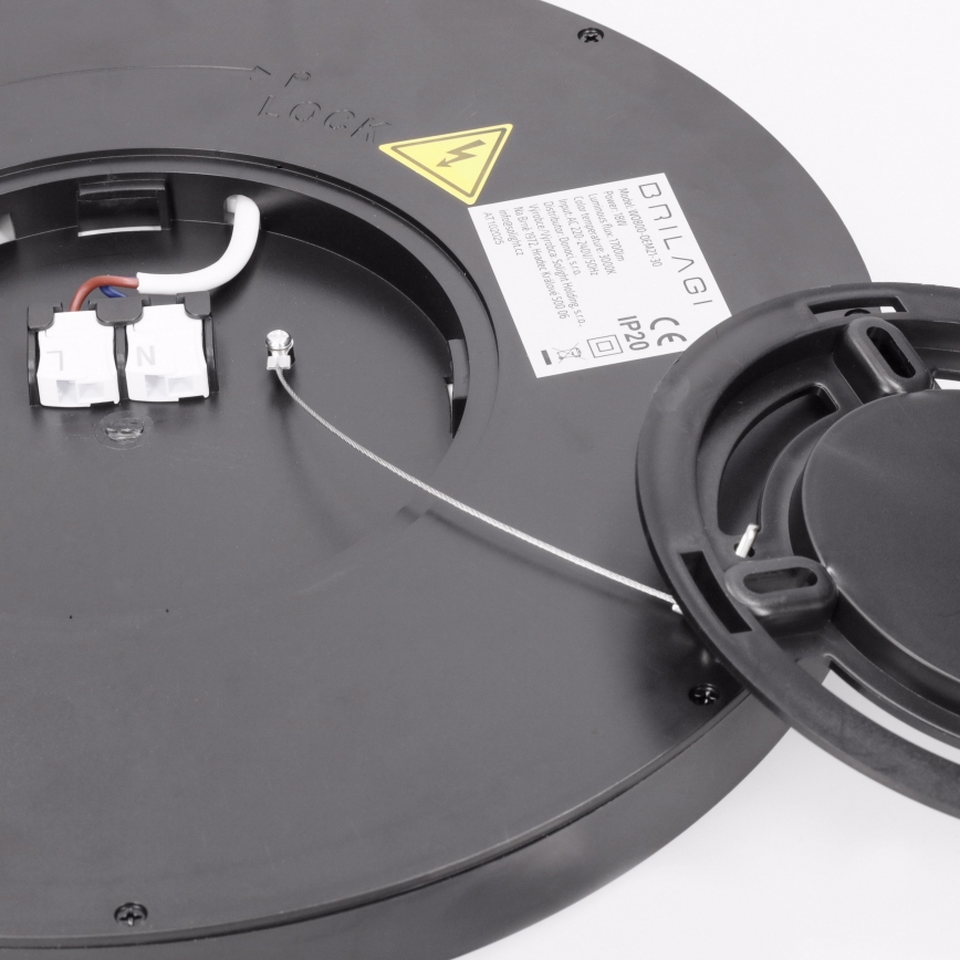 Brilagi - ESTELA LED Ceiling Light LED/18W/230V, Ø 30 cm, Black