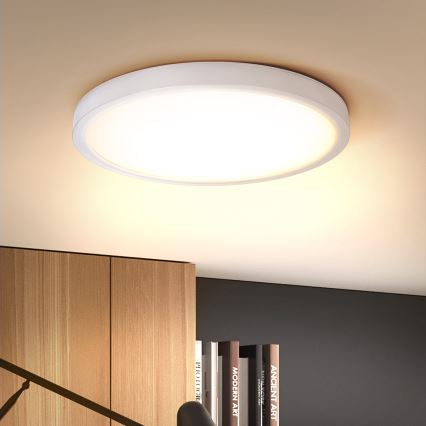 Brilagi - ESTELA LED Ceiling Light 18W/230V Ø 30 cm White
