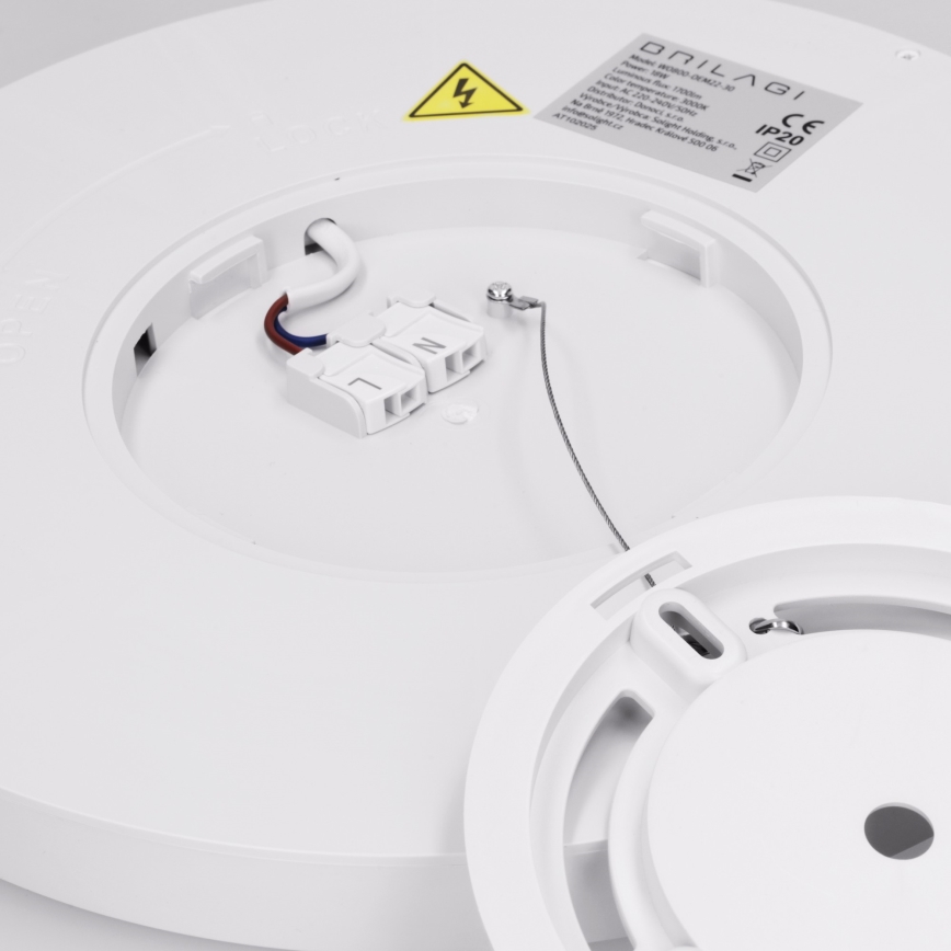Brilagi - ESTELA LED Ceiling Light 18W/230V Ø 30 cm White