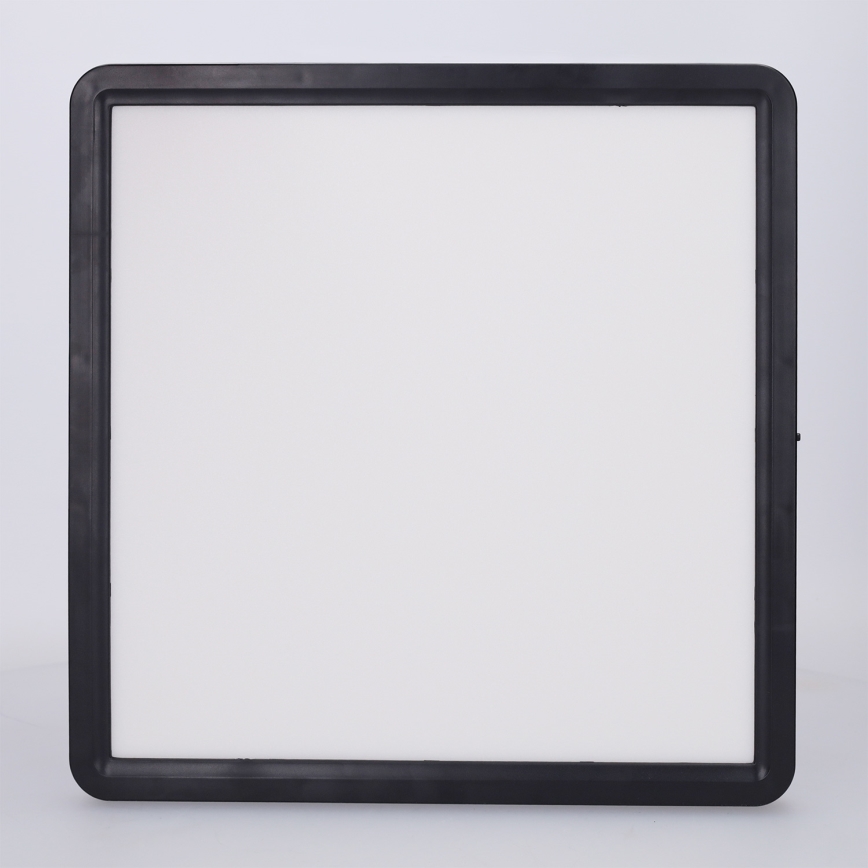 Brilagi - ESTELA SQUARE LED Dimmable Ceiling Light LED/36W/230V 3000-6500K 31x31 cm Black + Remote Control