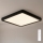 Brilagi - ESTELA SQUARE LED Dimmable Ceiling Light LED/36W/230V 3000-6500K 31x31 cm Black + Remote Control