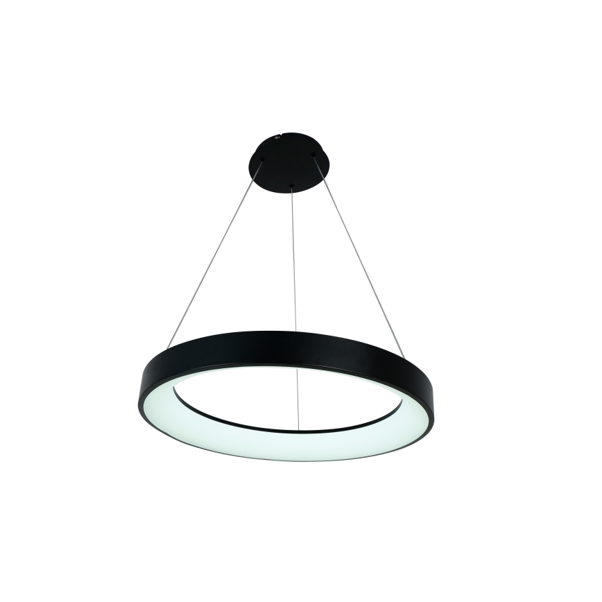 Brilagi - FALCON II LED Dimmable Cable-Suspended Pendant 99W/230V 3000–6500K Ø 60 cm Black + Remote Control