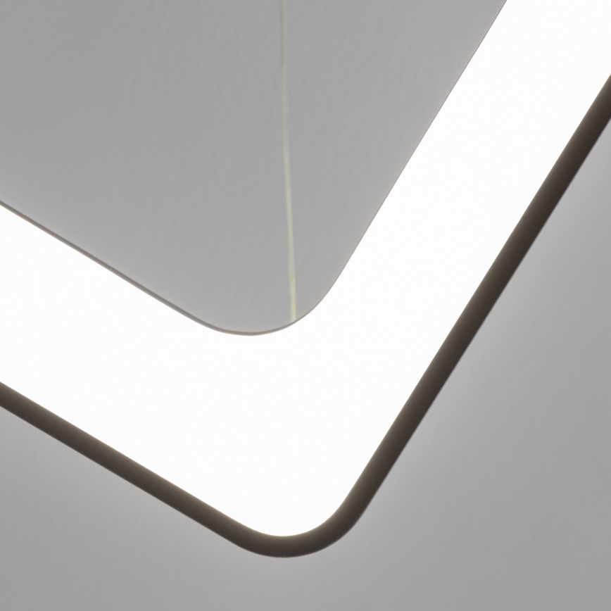 Brilagi - LED Dimmable Cable-Suspended Pendant FALCON II LED/125W/230V 3000-6500K 60x60 cm Black + Remote Control