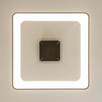 Brilagi - LED Dimmable Cable-Suspended Pendant FALCON II LED/125W/230V 3000-6500K 60x60 cm Black + Remote Control