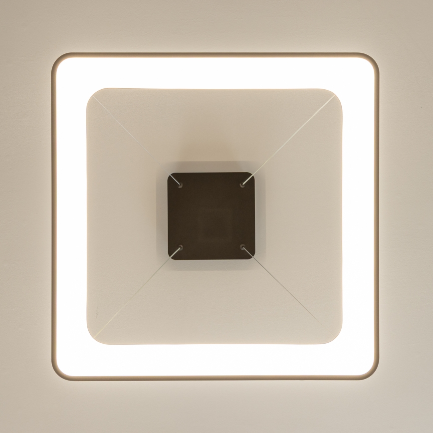 Brilagi - LED Dimmable Cable-Suspended Pendant FALCON II LED/125W/230V 3000-6500K 60x60 cm Black + Remote Control