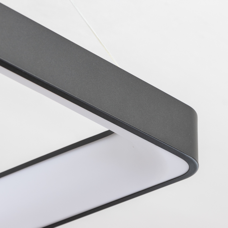 Brilagi - LED Dimmable Cable-Suspended Pendant FALCON II LED/125W/230V 3000-6500K 60x60 cm Black + Remote Control