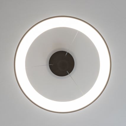 BRILAGI - LED Dimmable cable-suspended pendant light FALCON II LED/99W/230V 3000-6500K Ø 60 cm black + remote control