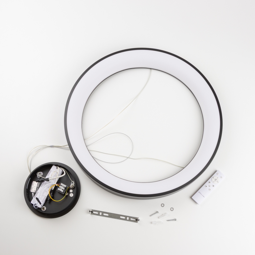 BRILAGI - LED Dimmable cable-suspended pendant light FALCON II LED/99W/230V 3000-6500K Ø 60 cm black + remote control