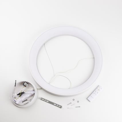 Brilagi - LED dimmable pendant on cable FALCON II LED/99W/230V 3000-6500K dia. 60 cm white + remote control