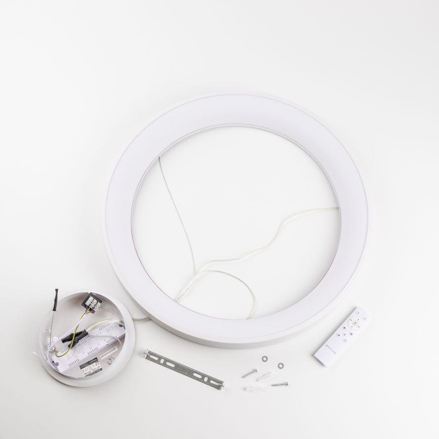 Brilagi - LED dimmable pendant on cable FALCON II LED/99W/230V 3000-6500K dia. 60 cm white + remote control