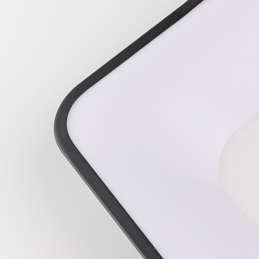 Brilagi - FALCON II Dimmable LED Ceiling Light LED/80W/230V 3000-6500K 40x40 cm Black + Remote Control