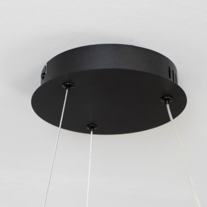 Brilagi - FALCON II Dimmable LED Pendant on Cable LED/67W/230V 3000-6500K Ø 40 cm Black + Remote Control