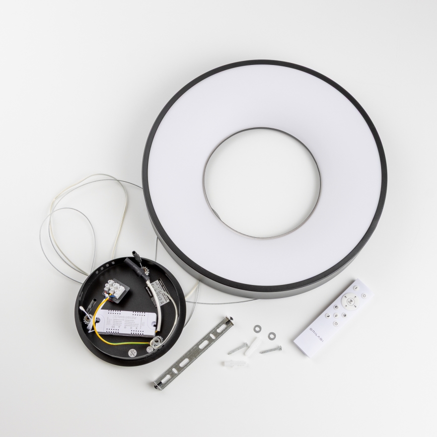 Brilagi - FALCON II Dimmable LED Pendant on Cable LED/67W/230V 3000-6500K Ø 40 cm Black + Remote Control