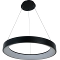 Brilagi - FALCON II LED Dimmable Cable-Suspended Pendant 99W/230V 3000–6500K Ø 60 cm Black + Remote Control