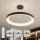 Brilagi - FALCON II LED Dimmable Pendant Light on Cable LED/108W/230V 3000-6500K Ø 80 cm Black + Remote Control
