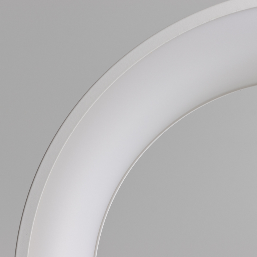 Brilagi - LED dimmable cable pendant light FALCON LED/80W/230V 3000-6500K Ø 60 cm white + remote control