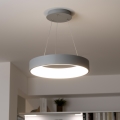 Brilagi - FALCON LED Dimmable Cable Pendant Light LED/40W/230V 3000-6500K Ø45 cm Gray + Remote Control