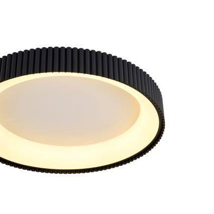 Brilagi - LED Dimmable Ceiling Light FALCON MODERN LED/30W/230V 3000-6500K Ø 40 cm Black + Remote Control