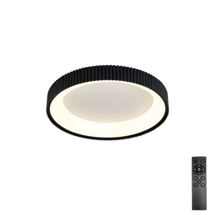 Brilagi - LED Dimmable Ceiling Light FALCON MODERN LED/30W/230V 3000-6500K Ø 40 cm Black + Remote Control