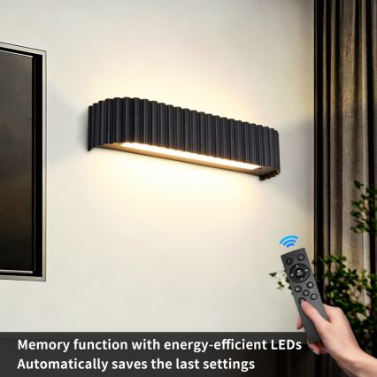 BRILAGI - FALCON MODERN Dimmable LED Wall Light LED/14W/230V 3000-6000K 40 cm black + remote control