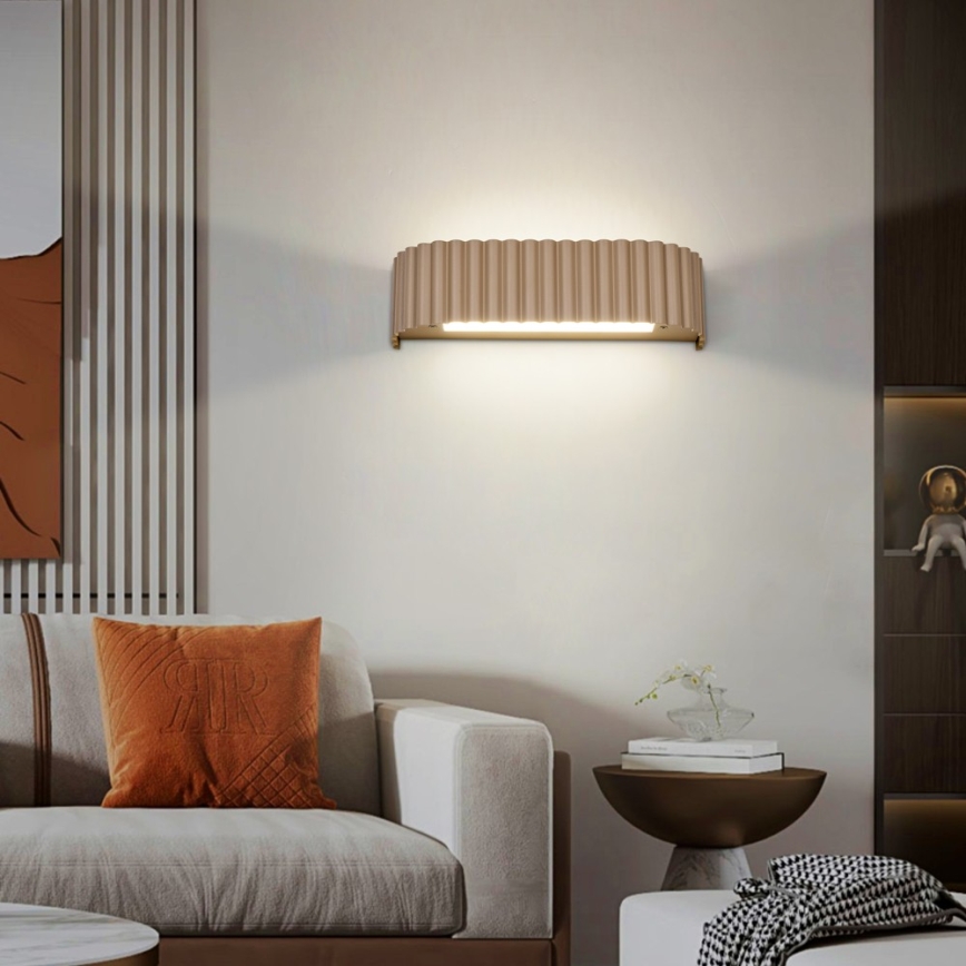BRILAGI - FALCON MODERN LED Wall Light 10W/230V, 30 cm, 3000/4500/6000K, Beige