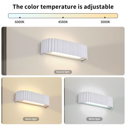 BRILAGI - LED Wall Light FALCON MODERN LED/10W/230V 30 cm 3000/4500/6000K white