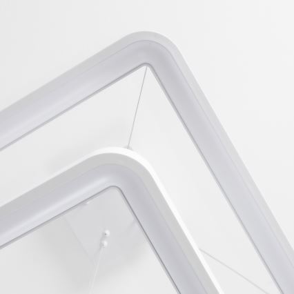 Brilagi - Dimmable Cable Pendant Light FALCON SLIM LED/78W/230V 3000-6500K 50x50 cm white + remote control