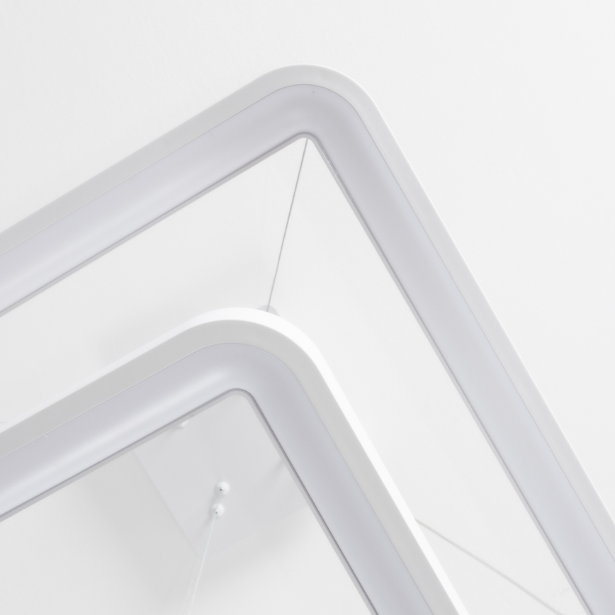 Brilagi - Dimmable Cable Pendant Light FALCON SLIM LED/78W/230V 3000-6500K 50x50 cm white + remote control