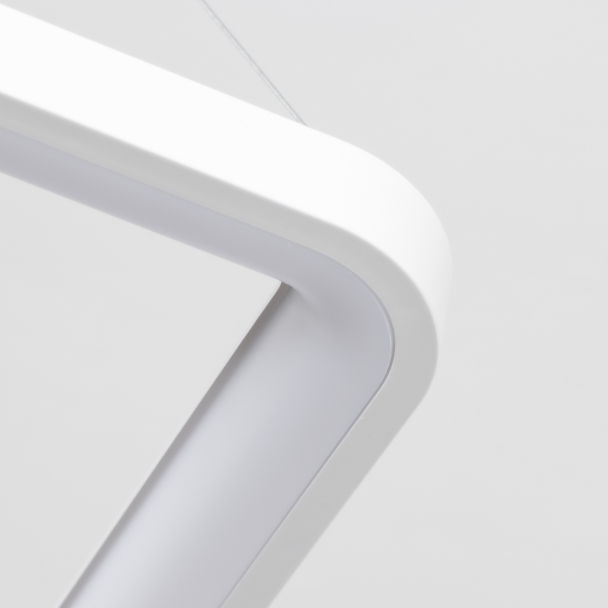 Brilagi - LED dimmable cable-suspended pendant FALCON SLIM LED/50W/230V 3000-6500K 50x50 cm white + remote control