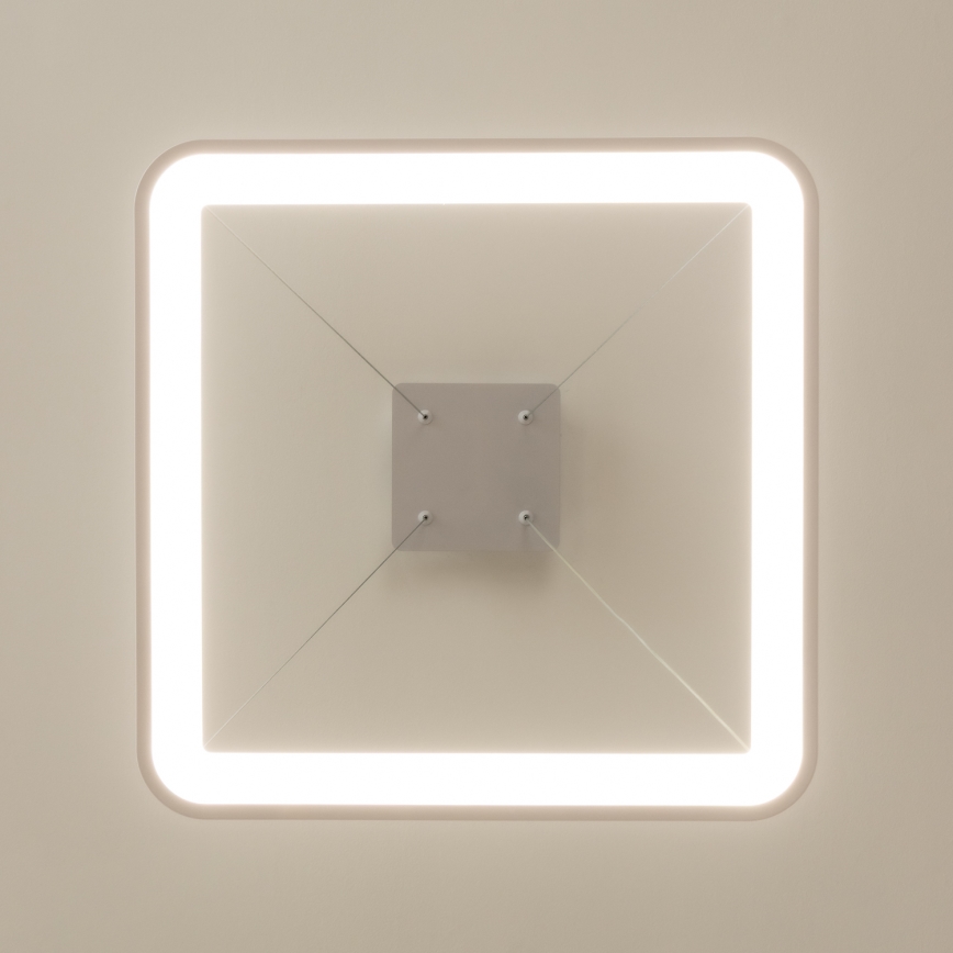 Brilagi - LED dimmable cable-suspended pendant FALCON SLIM LED/50W/230V 3000-6500K 50x50 cm white + remote control