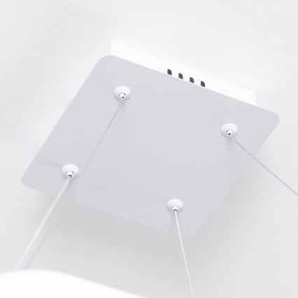 Brilagi - LED dimmable cable-suspended pendant FALCON SLIM LED/50W/230V 3000-6500K 50x50 cm white + remote control