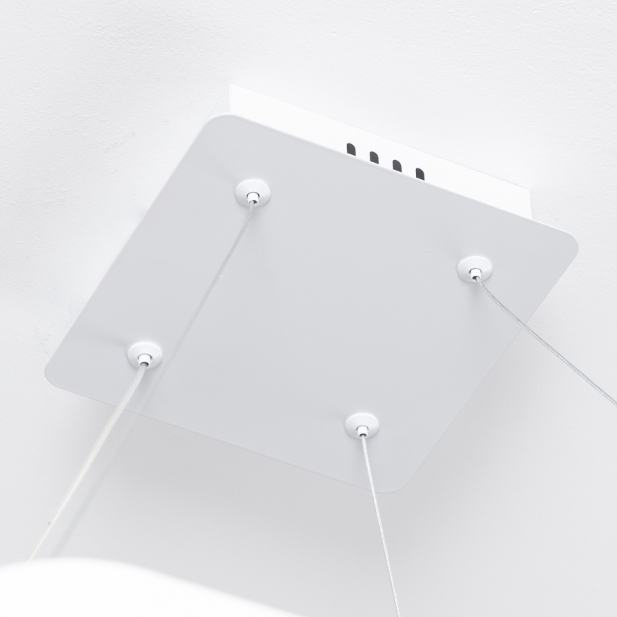 Brilagi - LED dimmable cable-suspended pendant FALCON SLIM LED/50W/230V 3000-6500K 50x50 cm white + remote control