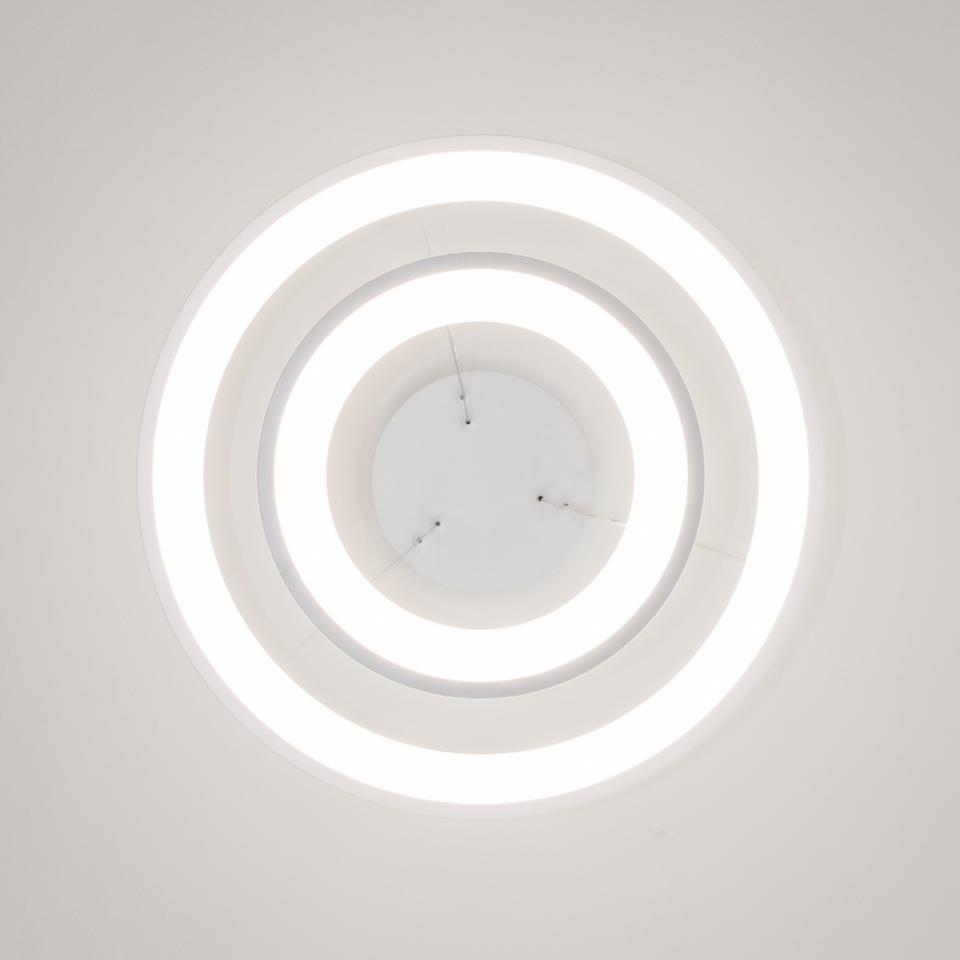 Brilagi - Dimmable LED Cable-Hung Pendant FALCON SLIM LED/68W/230V 3000-6500K Ø50 cm White + Remote Control