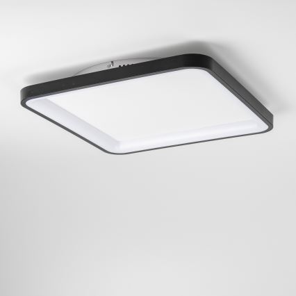 Brilagi - FALCON SLIM LED dimmable ceiling light LED/50W/230V 3000-6500K 50x50 cm black + remote control