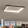Brilagi - FALCON SLIM LED dimmable ceiling light LED/50W/230V 3000-6500K 50x50 cm black + remote control