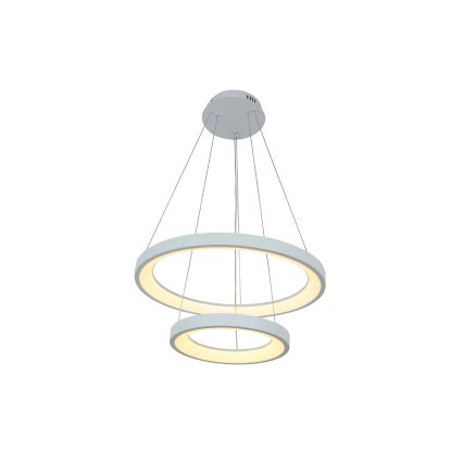 Brilagi - LED Dimmable pendant light on cable FALCON SLIM LED/68W/230V 3000-6500K Ø 50 cm white + remote control