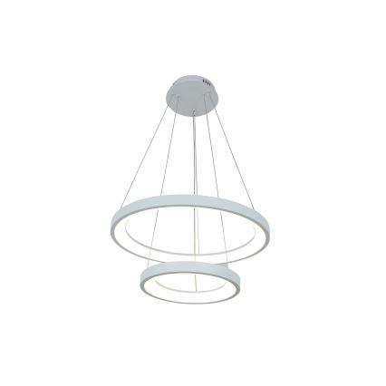 Brilagi - LED Dimmable pendant light on cable FALCON SLIM LED/68W/230V 3000-6500K Ø 50 cm white + remote control